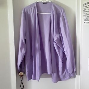 Cherokee lavender scrub jacket